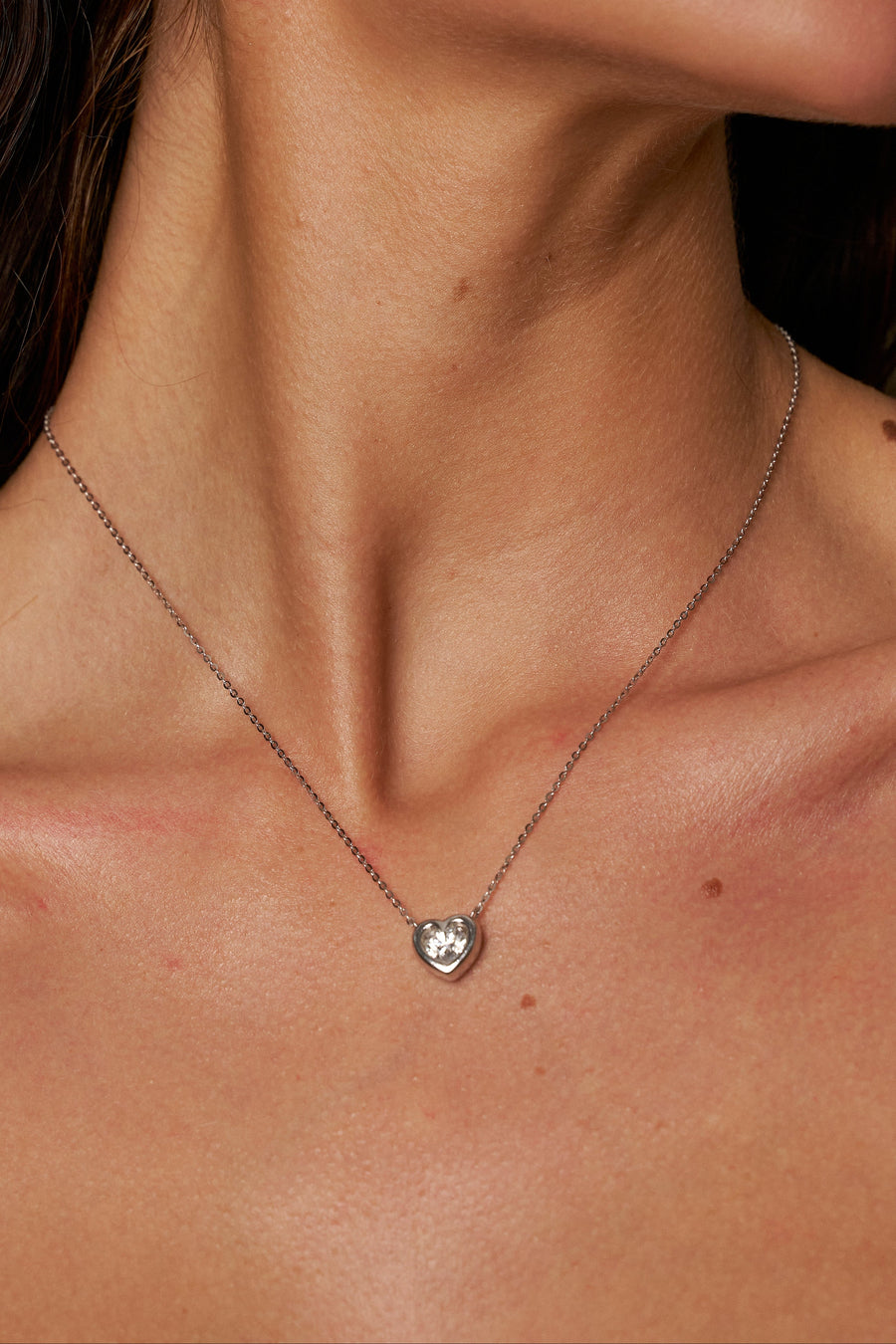 Zara Heart-Cut Moissanite Pendant