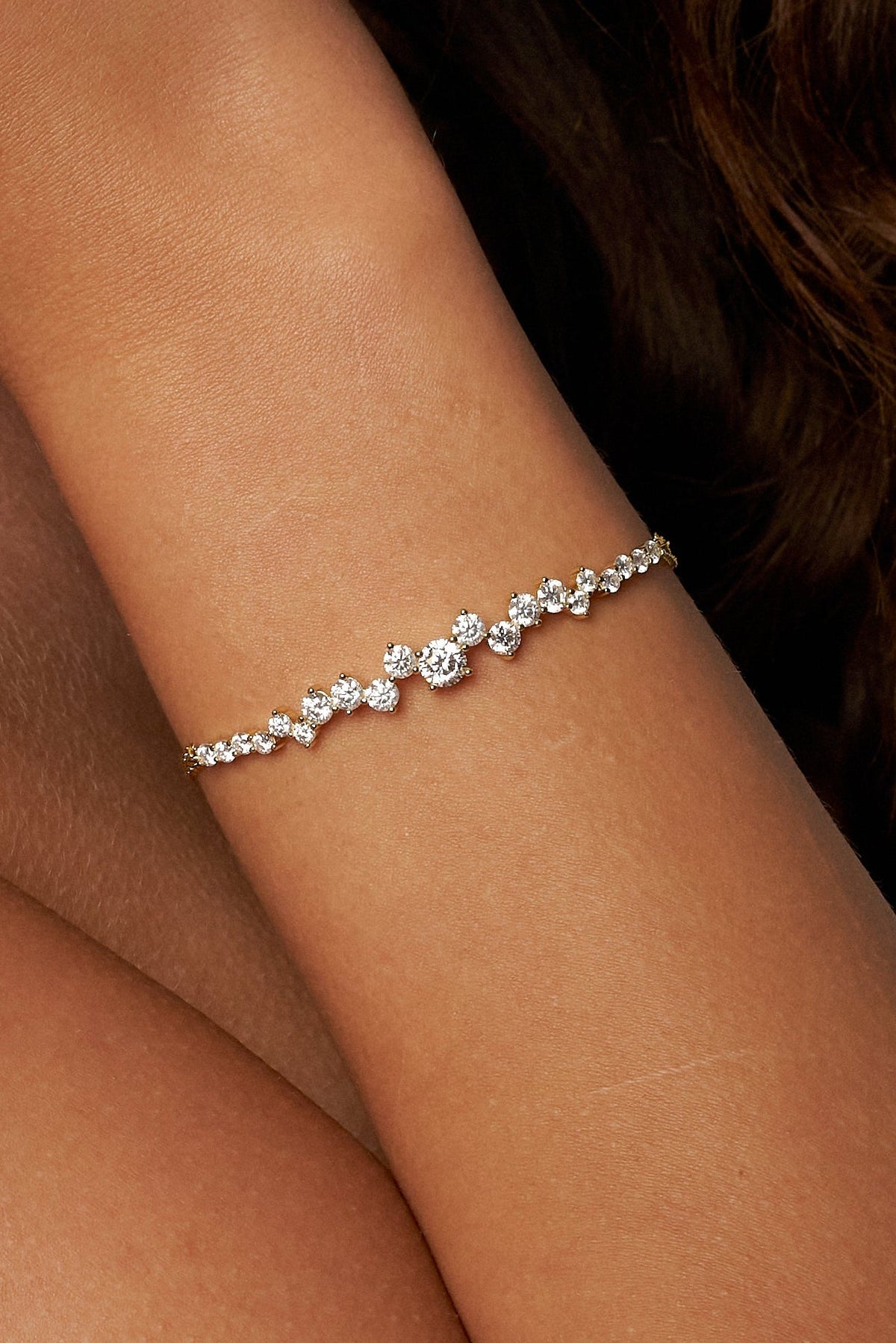 Ulla 5 mm Moissanite Line Bracelet