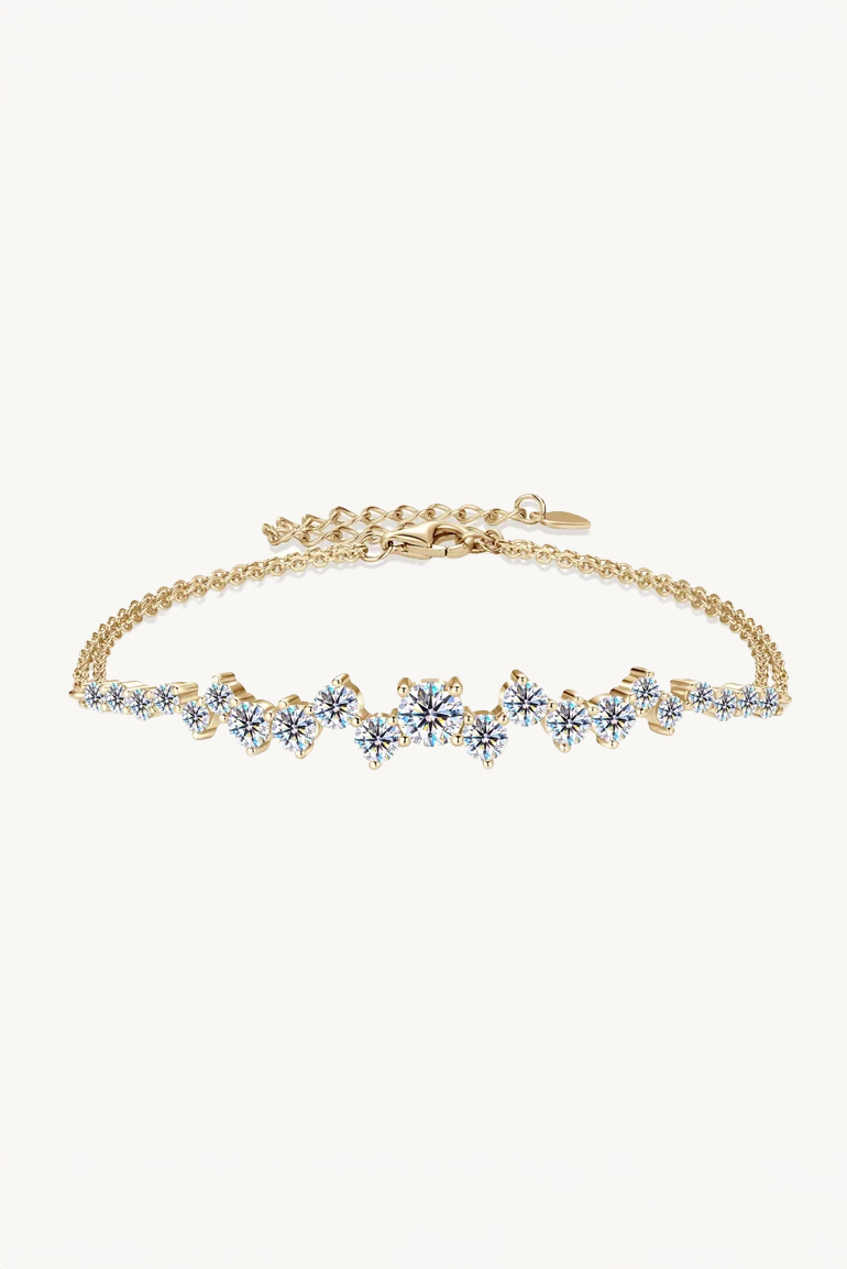 Ulla 5 mm Moissanite Line Bracelet