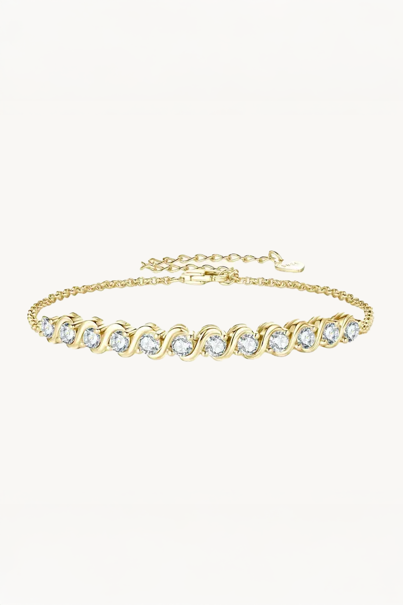 Solana Twelve-Stone Moissanite Bracelet