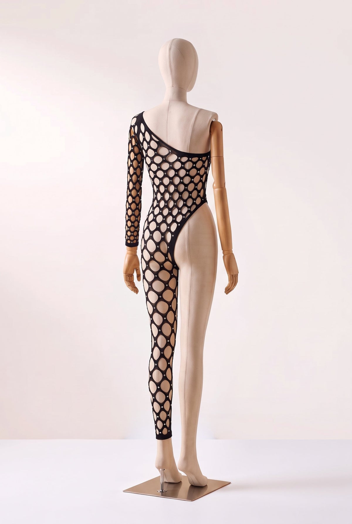 Raquel Cut-Out Half Bodystocking
