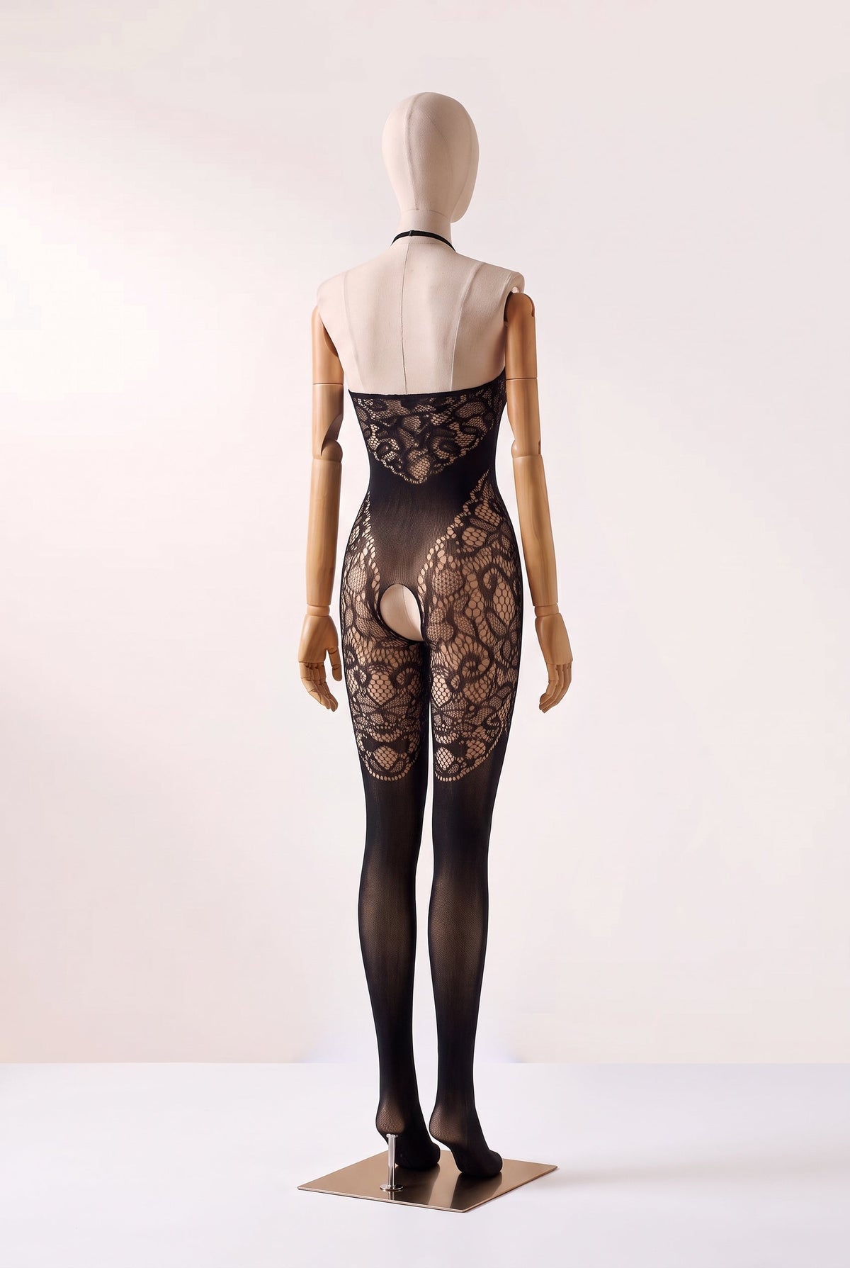 Rosalie Floral Lace Halter Bodystocking
