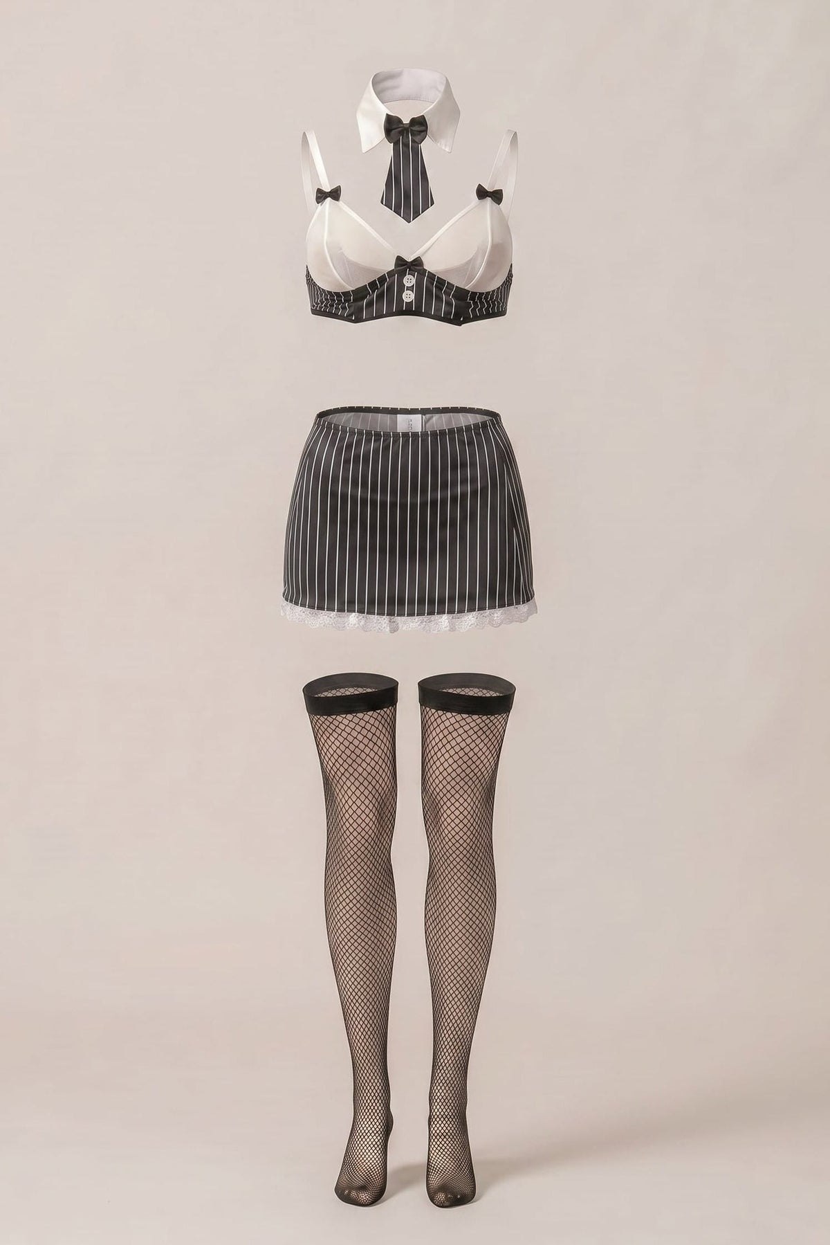 Tabitha Pinstripe Schoolteacher Costume Set
