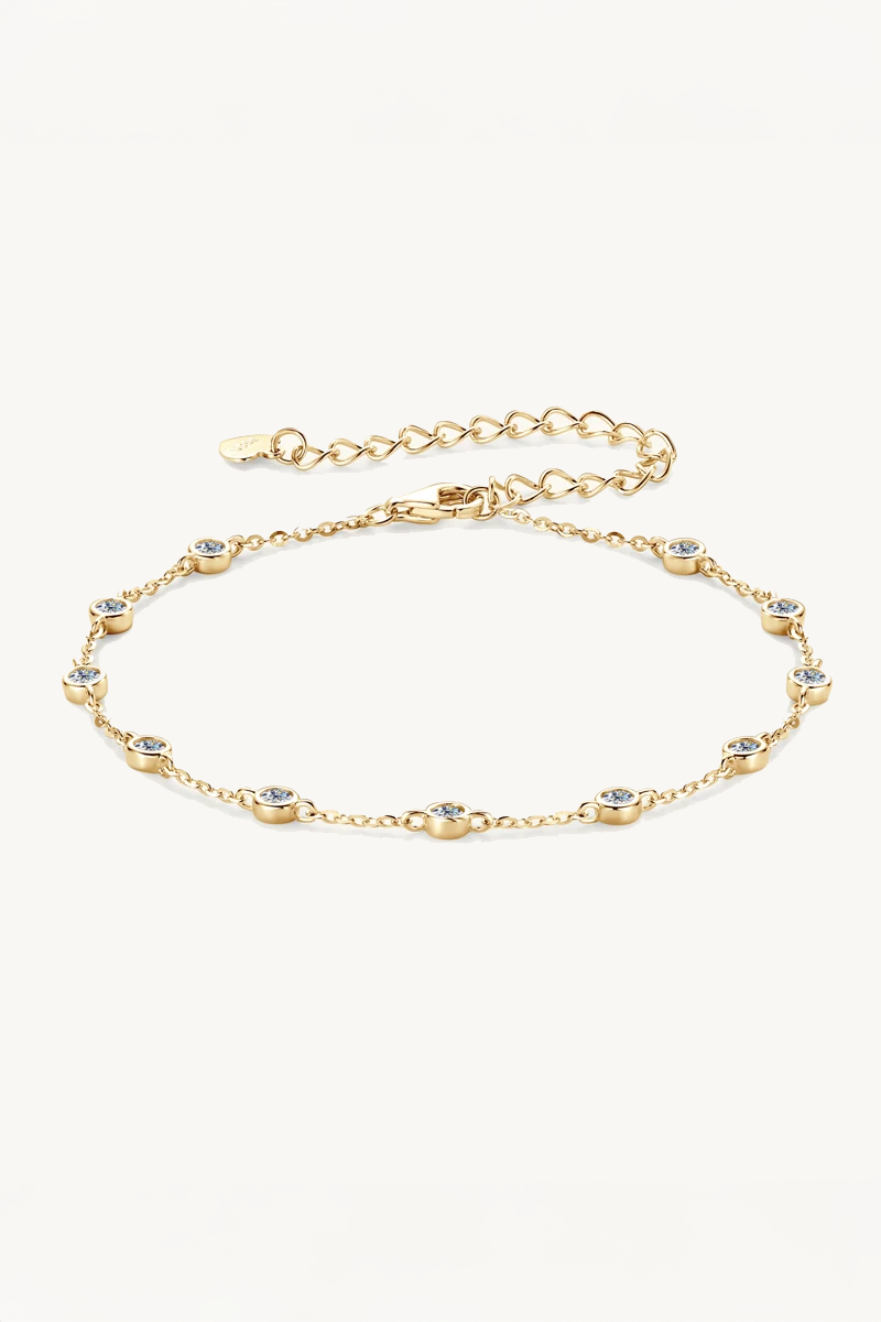 Soraya Delicate Moissanite Line Bracelet