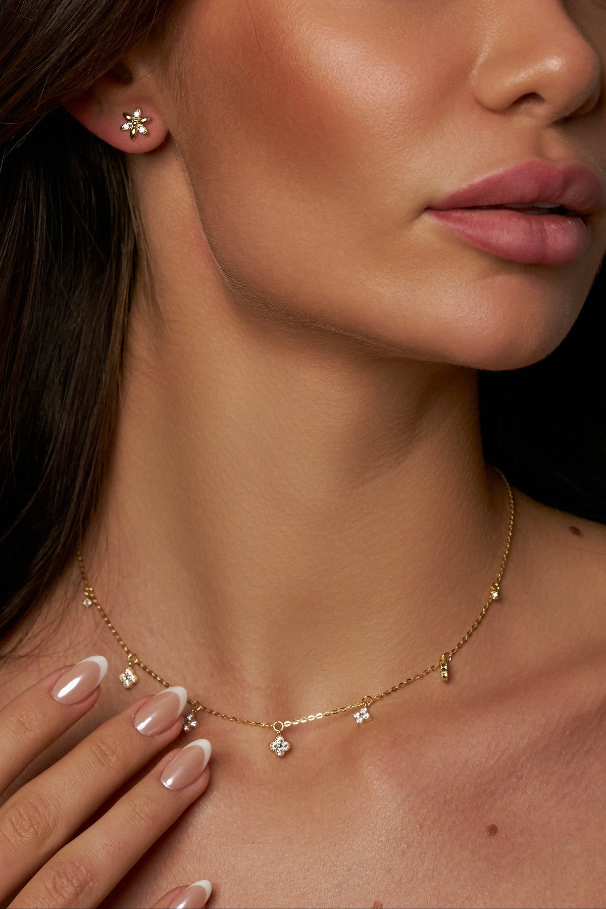 Valentina Moissanite Line Choker