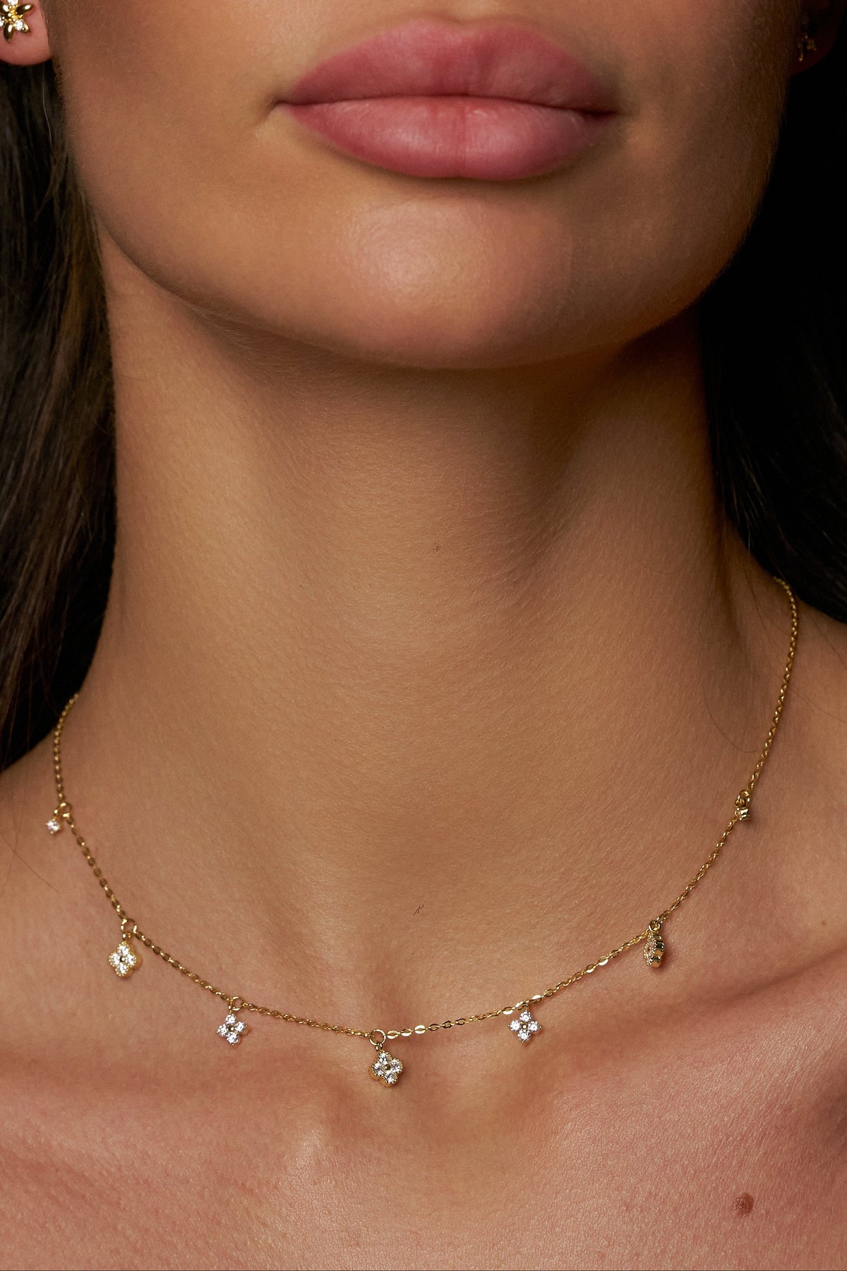 Valentina Moissanite Line Choker