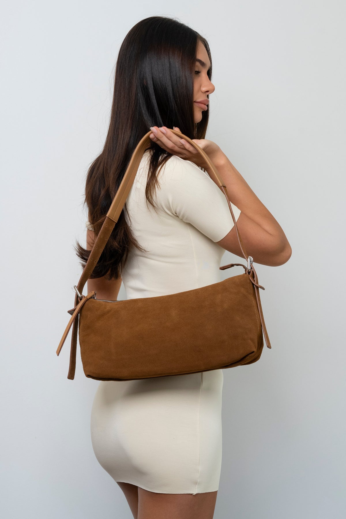 Una Slouchy Suede Hobo Bag