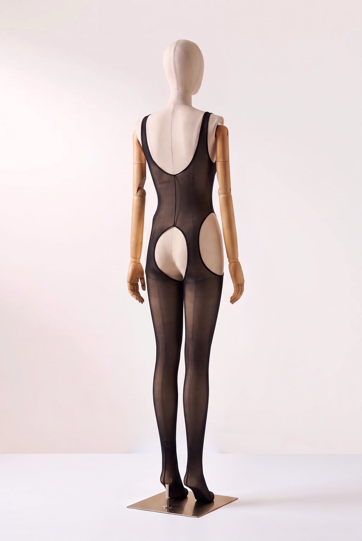 Heidi Sheer Cut-Out Bodystocking