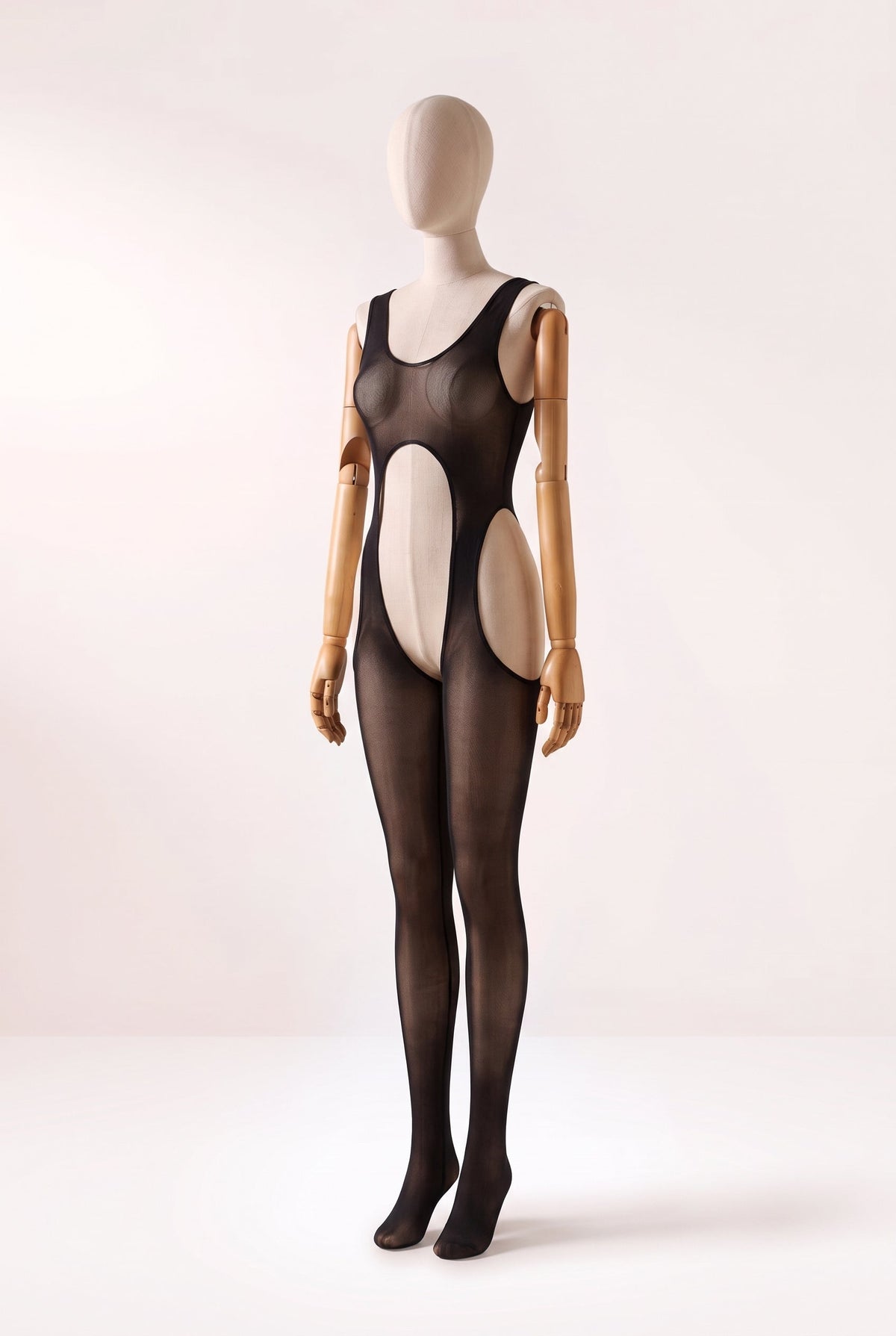 Heidi Sheer Cut-Out Bodystocking