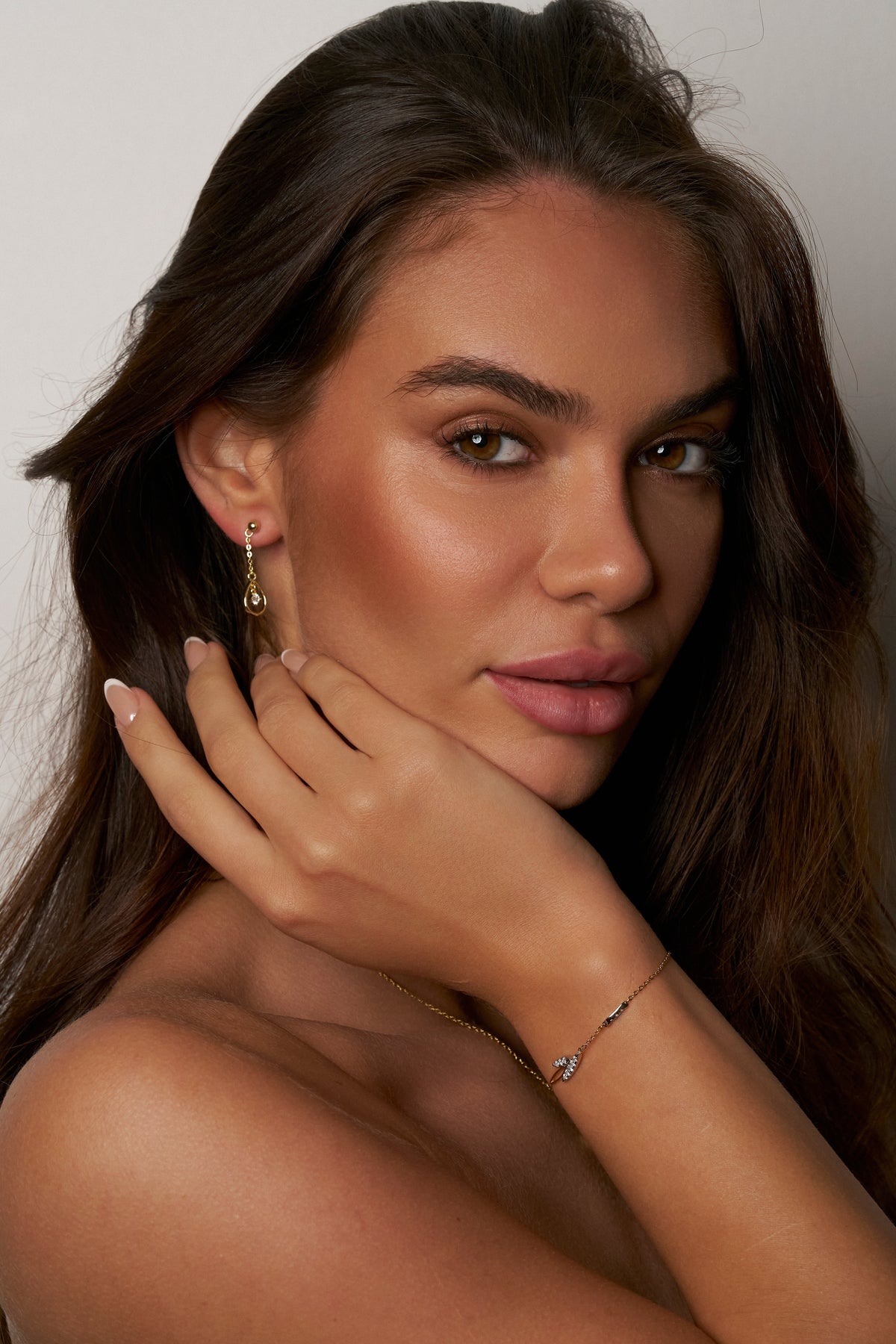 Violette Marquise Moissanite Chain Bracelet