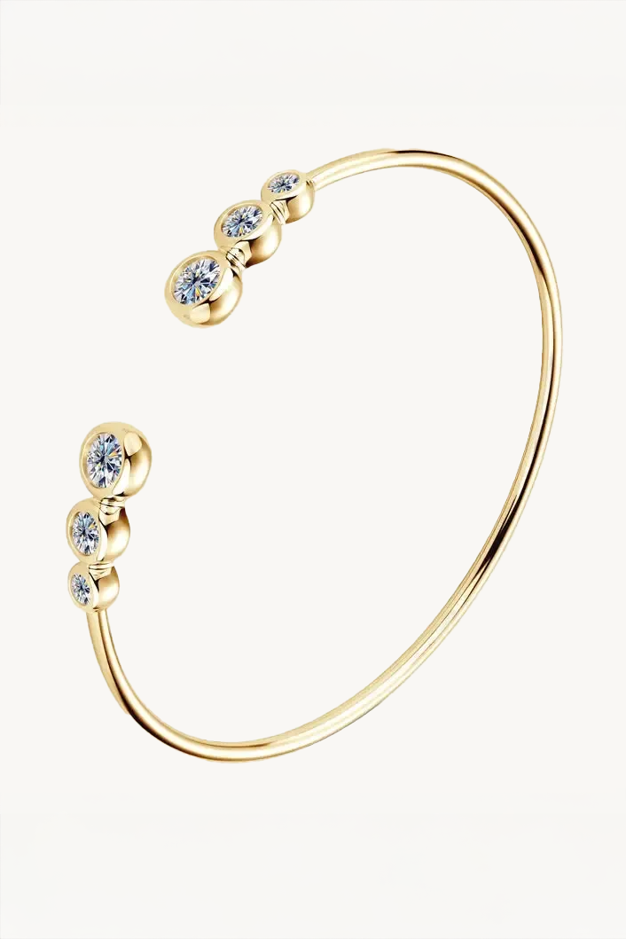 Tova Triple Cluster Moissanite Bangle