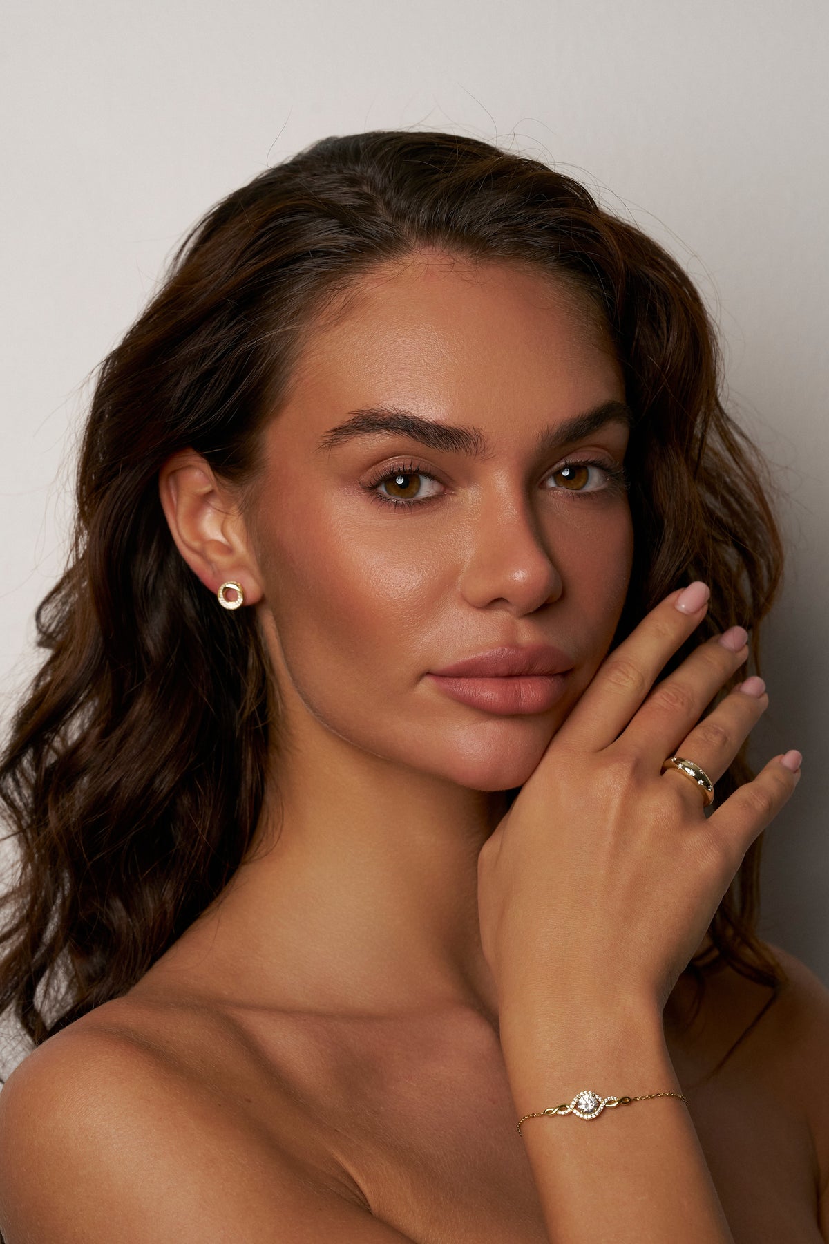 Celestial Star Motif Moissanite Ring