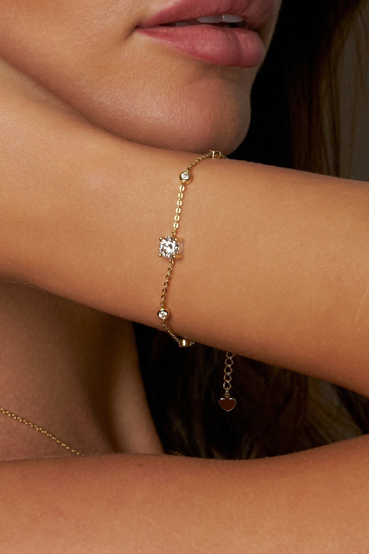Wynne Moissanite Centerpiece Bracelet