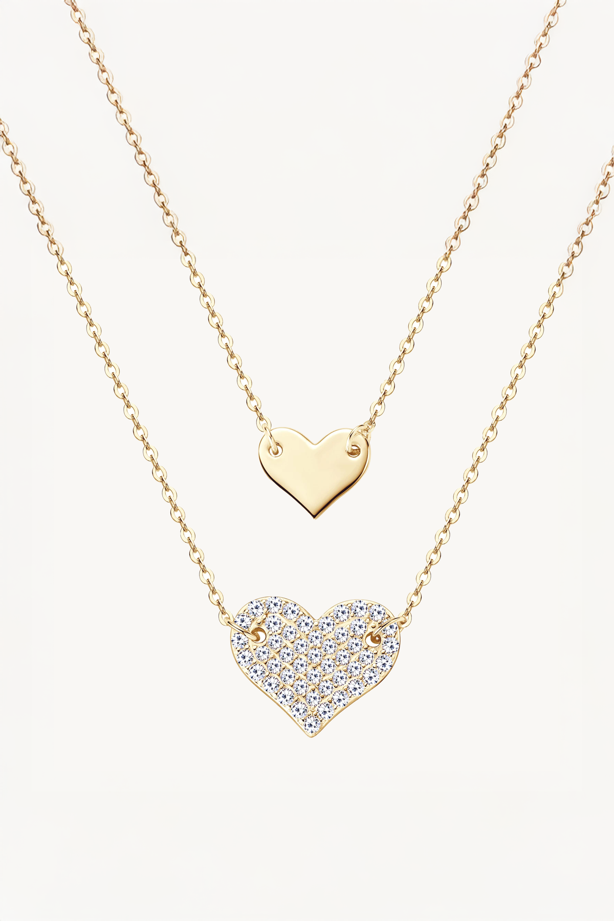 Vera Pavé Heart Moissanite Necklace
